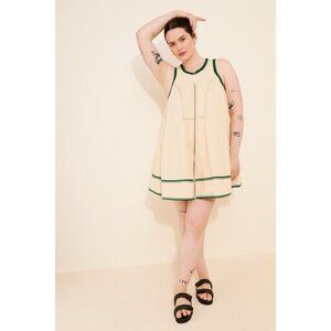 NWT Size 3X- Anthropologie zip-front denim mini dress NWT US$ 158 (100% Cotton)